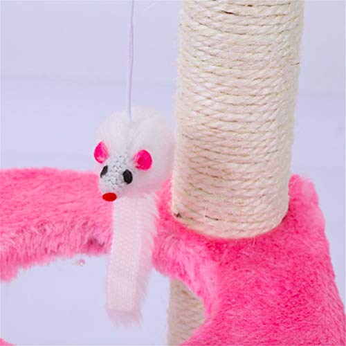 Arbre à chat et griffoir compact 20x20x40cm pour petit espace