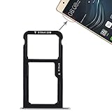 Vassoio SIM + Vassoio SIM / Micro SD Card per Huawei P9 Lite (Nero)
