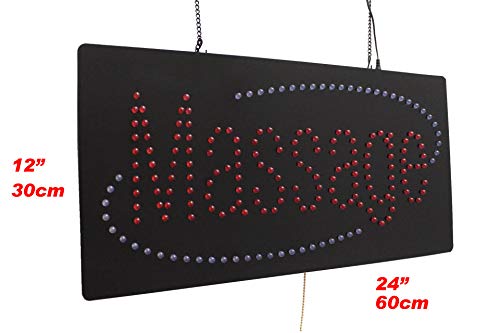 Massage Sign, Topking Signage, Led Neon Open, Store, Window, Shop, Business, Display, Grand Opening Gift #TOP1