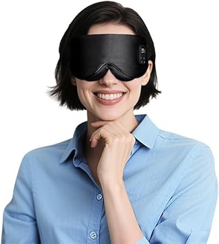 Heated Eye Mask for Dry Eyes - Warm Compress for MGD, Dry Eye Syndrome, Chalazion Blepharitis Stye Eye Treatment, Hot Heating pad for Relief, Silk Sleep Mask for Deep Relax