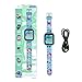 Lexibook, Disney Stitch, orologio con fotocamera per selfie, touch screen HD, fotocamera 720p, lettore MP3, altoparlante incorporato, dittafono, contapassi, 5 giochi, blu, DMW070D immagine