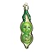 Old World Christmas Two Peas In A Pod Glass Blown Ornament