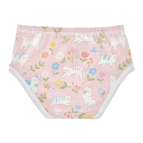 GuoChe Brief Panties Breathable Triangle Panties Breathable Underwear for Toddlers in Sizes 2T,3T, 4T, 5T, 6Y and 8Y2