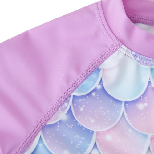 Image of UMELOK Baby Girl One Piece Swimsuit Infant Rash Guard Bathing Suit