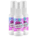 SEDLAV 99% Isopropyl Alcohol Spray Bottle, 99% Isopropyl Alcohol Sprayer, Isopropyl Alcohol Spray Bottles Small, Isopropyl Alcohol 99 Percent Small Bottle, Isopropyl Alcohol Travel Size (3)