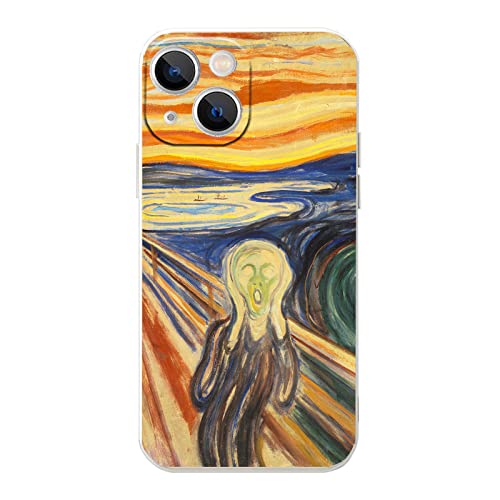 Coque iPhone 14 Plus protection intégrale antichoc Edvard Munch art abstrait
