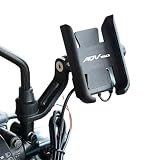 TLYSMG do H-onda ADV150 2019 2020 2021 ADV-150 ADV 150 akcesoria motocykl uchwyt na telefon komórkowy uchwyt GPS, typ lusterka, czarny