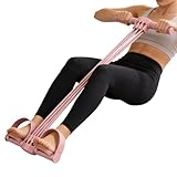 Dispositivo De Pedaleo Manual | Banda De Resistencia para Ejercicios De Pies Y Dominadas, Mango Elástico Deportivo | para Fortalecimiento Muscular, Cardio, Fisioterapia, Ejercicio De Brazos Y Piernas