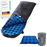 Skandika – skandika Dundee Decken-Schlafsack, Luxus-Qualität, Baumwolle