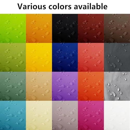 Voile ombrage rectangulaire jaune sable 110x180 cm imperméable polyester - 7