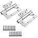 Bisagras 100MM*35MM, GKONGU Par de Casa Bisagra para Puerta de Acero Inoxidable Bisagras de Repuesto Cojinete de Bolas Mute