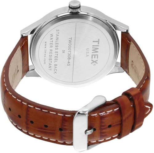 Image of TIMEX Analog Watch for Men with Round Dial & Water Resistant Man's Wrist Watches