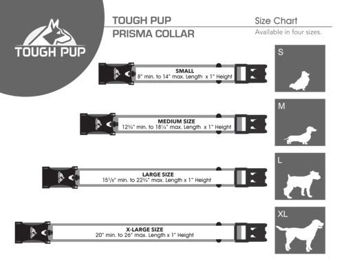 Tactical Dog Collar By Tough Pup – Adjustable Heavy-Duty Ballistic Nylon - Quick Release Magnetic Clasp - Collars Strong Enough For Small, Medium, And Large Dogs - (Coyote Tan, X-Large) #TOP23