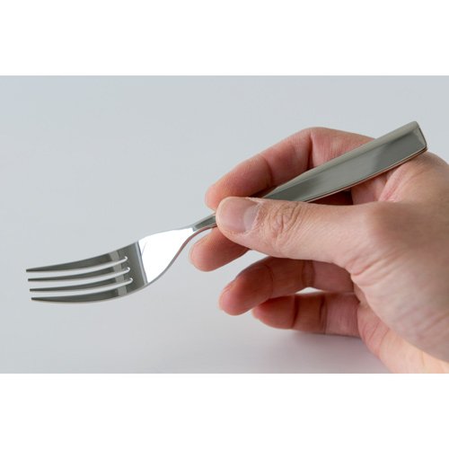 Alessi Dressed Dessert Fork, Silver #TOP4