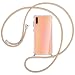 Produktbild mtb more energy® Handykette kompatibel mit Samsung Galaxy A50, A50S, A30S (6.4'') - beige - Smartphone Hülle zum Umhängen - Anti Shock Strong TPU Case