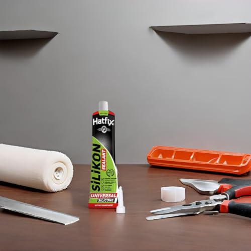 OG-ER Silikondichtstoff Transparent, Silikon Tube Transparent 40ml, Profiqualität, langlebiges, hygienisches und wasserfestes Sanitärsilikon für Küche & Bad