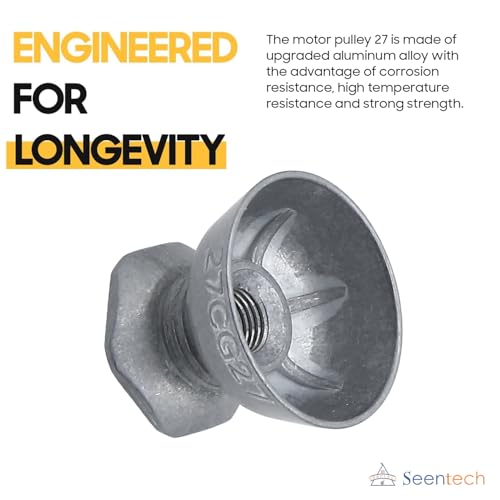 Seentech W10837625 Dryer Motor Pulley Replacement for 27CG21 – Compatible with Whirlpool, Kenmore, Maytag, KitchenAid – Replaces 694872, W10402907, 3389729, 8578220, W10460106, AP5988738 - Thumbnail 5