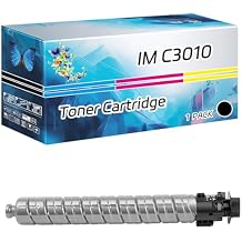 IM C3010 Toner Cartridge Compatible for Ricoh IM C3010 IM C3510 Printers, High Yield 40000 Pages, with Chip High-Definition Printing Black