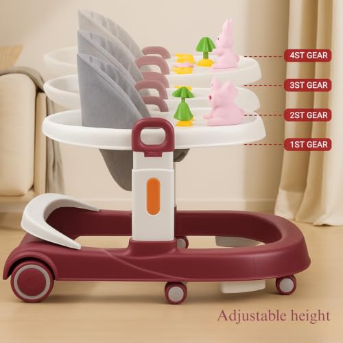 Image of Little Olive House Walker - Maroon
