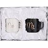 Yesland 12 oz Mr and Mrs Mug, Ceramic Coffee Mug for the Couple, Ideal Gift for Engagement, Anniversary, His and Hers, Bride and Groom, Valentines and Christmas Gifts - Set of 2 (Black & White)