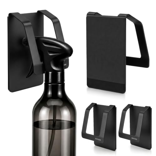 KIHOGEM Magnetic Spray Bottle Holder for Fridge 4Pack