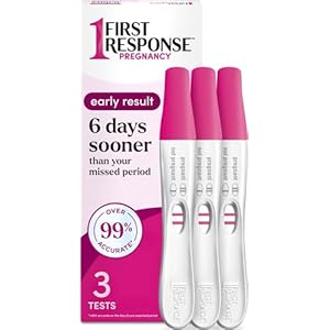 First Response Early Result Pregnancy Test, 3 Pack (Packaging & Test Design May Vary)