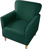 Vista 27 de XMAYODS Funda elástica para silla de club, fundas para silla de bañera, funda suave para sillón, protector de muebles extraíble, funda para silla