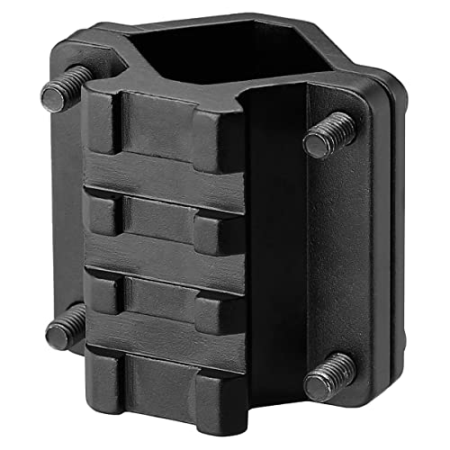 Very100 Scope Mount Universal Single Rail Picatinny Flashlight Mount Scope Rings Shotgun Barrel Light Mount 12 Gauge Weaver Barrel Mount With 3 Slots Diameter 21Mm-34Mm #TOP5