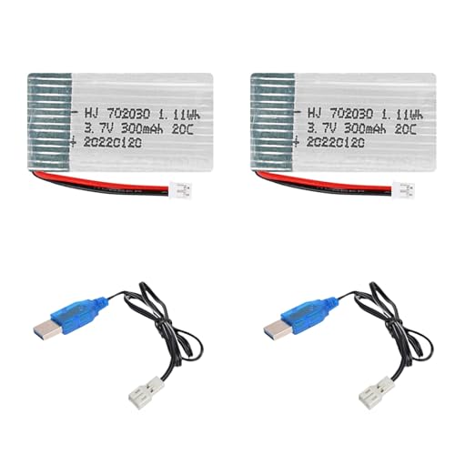 Cecicebb 3.7V 300mAh LiPo Battery for Nano RC Quadcopter
