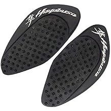 Black Gas Fuel Tank Pad Traction Side Fuel Knee Grip Decal Compatible with Suzuki Hayabusa GSXR1300 2008-2016