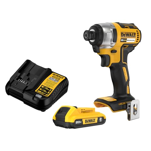 DEWALT 20V MAX Impact Driver, 1/4 Inch, Battery and Charger Included (DCF787D1) by DEWALT - Used condition - CA$122.37