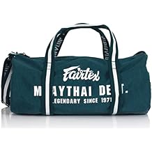 Fairtex BAG9 Retro Style Barrel Bag Thai Boxing Heavy Gym Bag Myay Thai MMA Green