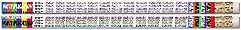 Musgrave Pencil Company Multiplication Tables Motivational Pencils, Pack of 12, Multi image 2
