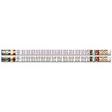 Musgrave Pencil Company Multiplication Tables Motivational Pencils, Pack of 12, Multi
