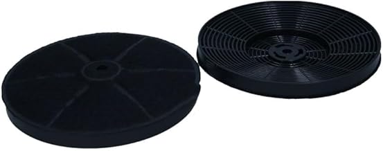 2 Piece Kit | Anti-Odour Activated Carbon Filter Round Diameter 175 mm Height 20 mm for Cooker Hood Compatible with Glem for GHC631IX and More Models