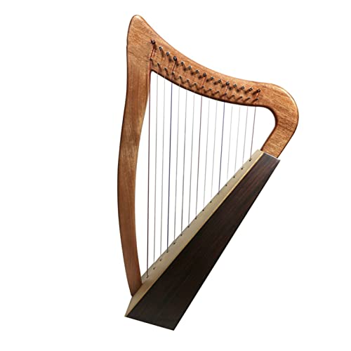 YJKKZQLB ハープ ハープ 15弦ハープ 初心者弦楽器 ポータブル プロフェッショナル ハープ (カラー: 10)