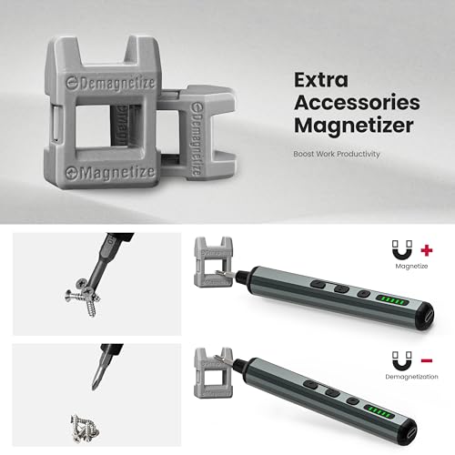 image for KAIWEETS 70-in-1 Mini Electric Screwdriver, Rechargeable Cordless Scre