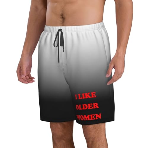I Like Older Women Men's Casual Board Shorts Swim Trunks Fit Summer Hawaii Beach Golf Short Swimwear Bathing Suits2