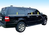 MaxMate Made in USA! Compatible with 2007-2017 Ford Expedition EL Longer W/Keypad Cutout 6PC Window Sill Overlay