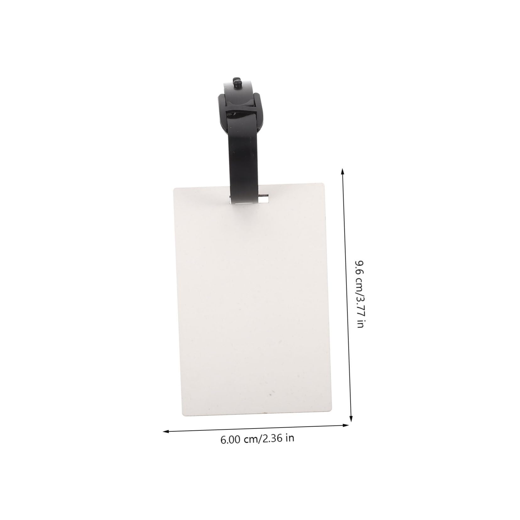 Lurrose 16pezzi Etichette Bagaglio Vuote Per Trasferimento Termico Targhette Per Valigia Personalizzabili Per Diy e Sublimazione e Resistenti