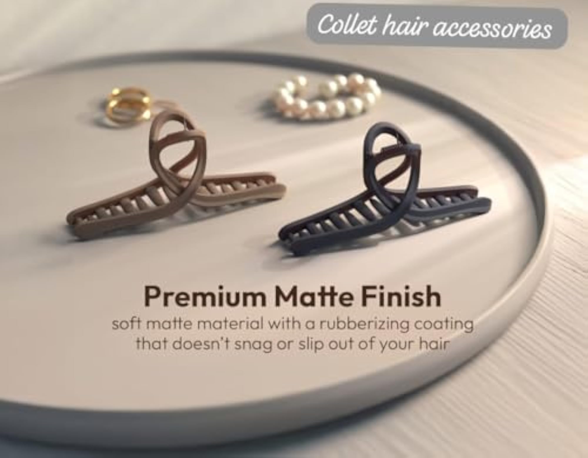 2pcs Square Cross-shaped Claw Clips for Girls