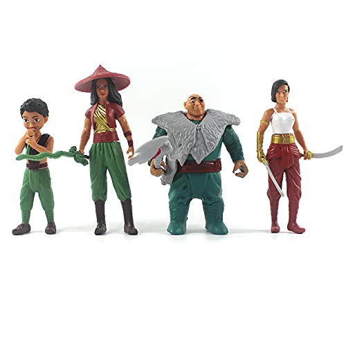 Raya and The Last Dragon Kumandra Story Set Dolls & Doll Accessories Raya children Toy 8 Pcs