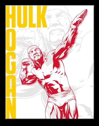Desperate Enterprises WWE Hulk Hogan Tin Sign - Nostalgic Vintage