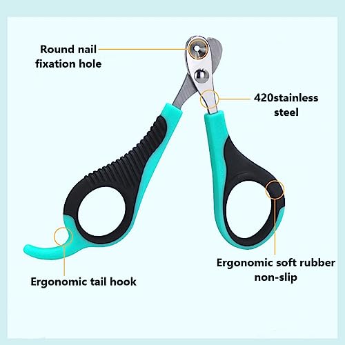 Trumoon Professional Easy Round Hole Cat Nail Clipper Kitten Nail Trimmer, Pet Nail Clippers For All Kinds Of Cats, Kitten, Chinchilla, All Small Breeds Pets #TOP1