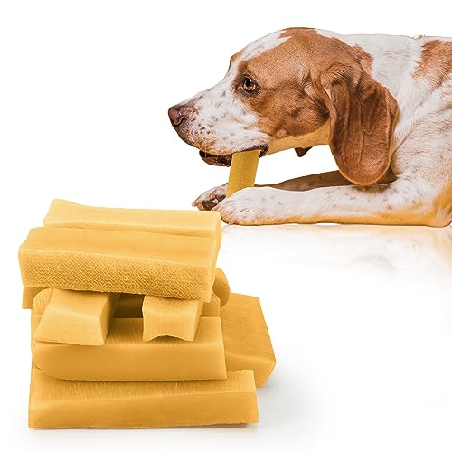 Prime Pet Food Yak Cheese Himalayan Dog Chews | All-Natural Long Lasting Yak Chews For Aggressive Chewers, Small Yak Milk Cheese Sticks, Dog Chew Bones For Teething Puppies. 9.6Oz (Pack Of 8) #TOP2