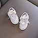 Rhinestones Bowknot Strap Mary Jane Dress Shoes for Girls, Toddler Kids Shining Sparkly Princess Formal Sandals (Silver, 6.5 Infant)