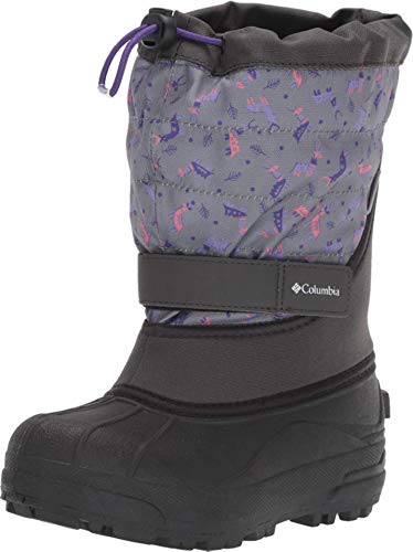 Columbia Children's Powderbug Plus II Print Snow Boot, Waterproof, Insulated