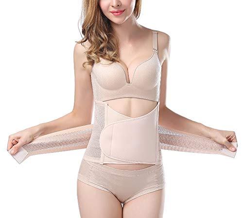plumbury Women's Postpartum Post Pregnancy Recovery Tummy Control Shapewear Belt, One Size (Fits Upto Size 36")-picture-5
