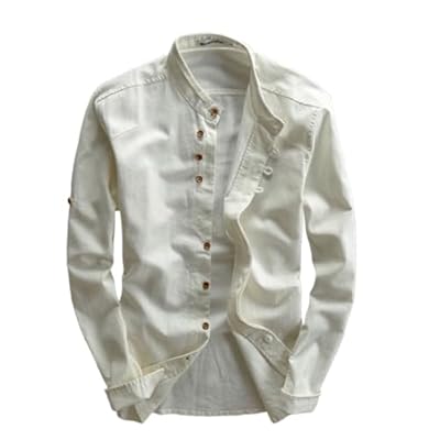 EEJBYTDI Soulona Camisa de Lino y Algodón Premium para Hombre, Estilo Katana Japonés, Corte Sastre, Manga Larga, Blanca, S-5XL | Ya disponible en tu tienda friki favorita! En mundofriki.es! EEJBYTDI Soulona Camisa de Lino y Algodón Premium para Hombre, Estilo Katana Japonés, Corte Sastre, Manga Larga, Blanca, S-5XL | Ya disponible en tu tienda friki favorita! En mundofriki.es!