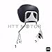 HTTMT SBB05- Passenger Backrest Sissy Bar Compatible with Harley Electra Glide Road King Ultra 2009-Up